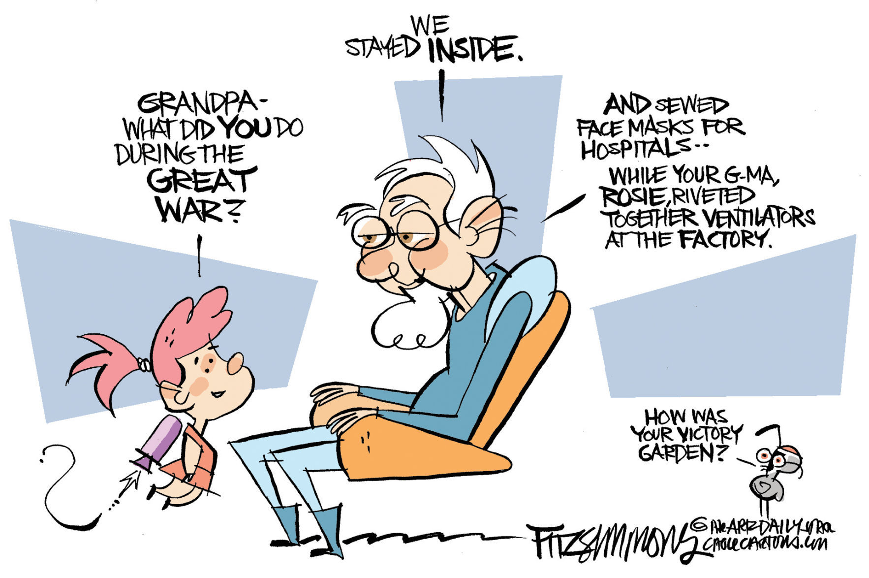 Daily Fitz Cartoon: The Great War